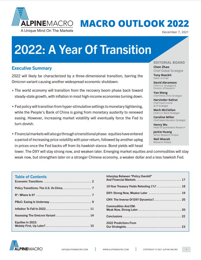 2022: A Year of Transition